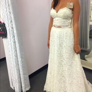 Aster and Ivy 2-Piece Wedding Dress